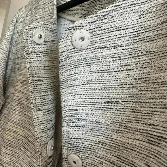 Eileen Fisher Snap Front Blazer - Picture 2 of 8